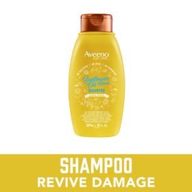 Aveeno Sunflower Oil Blend Moisturizing Nourishing Daily Shampoo, Red Currant Sugared Peony Vanilla, 12 fl oz