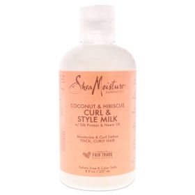 Coconut Hibiscus Curl Style Milk by Shea Moisture for Unisex - 8 oz Cream