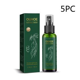 Ginseng Hair Growth Liquid Spray To Prevent Hair Loss (Option: 100ml box-5PCS)