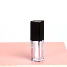 5ml Clear Square Large Head Brush Black Lip Gloss (Option: Black-5ML)