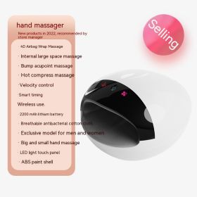 Electric Hand Massage Instrument Finger Acupuncture Point Wrist Kneading Multifunctional Hand Beauty Instrument Palm Hand Massager (Option: Basic Style)