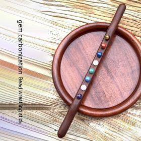 Jade Scraping Stick Carbonized Eight Beads Beauty Salon (Option: Carbonized Gem Eight Beads)