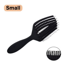 Nieuwe Haar Kam Detangling Hair Borstel Thuis Ontwarren Luizen Massage Kam Vrouwen Professionele Kapsalon (Color: Black1)