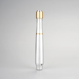 Electric Beauty Instrument Face Microneedle Pen Household Water Light Inductive Therapeutical Instrument (Option: Silver Style)