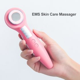 Beauty Instrument Household Facial Massage Cleansing Method Import Lifting And Tightening (Option: Pink-English)